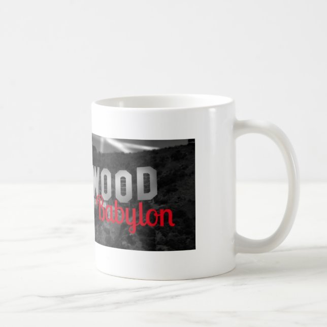 ¡LA TAZA OFICIAL DE HOLLYWOOD BABILONIA!!  (NUEVO (Derecha)
