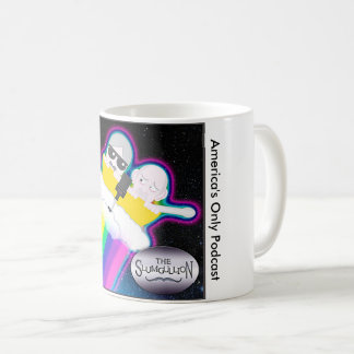 La taza oficial del podcast de Slumgullion