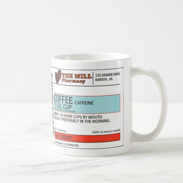 La taza original de la prescripción del café - 11 (Derecha)