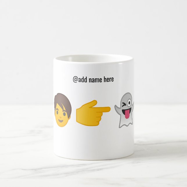 La taza personalizada el | de la emoji usted es mi (Centro)