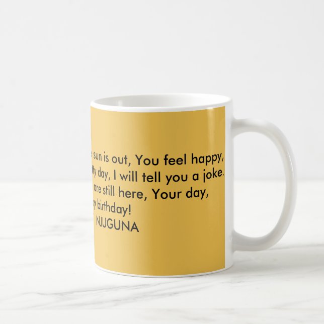 LA TAZA QUERIDA DEL FELIZ CUMPLEAÑOS DE LA POESÍA (Derecha)