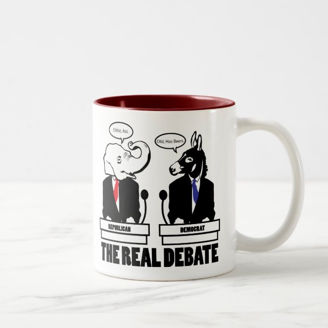 La taza real del discusión (Derecha)