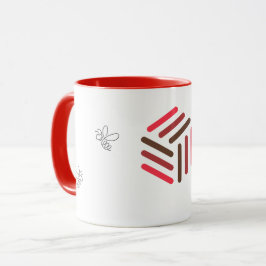 La taza roja del beekeeper