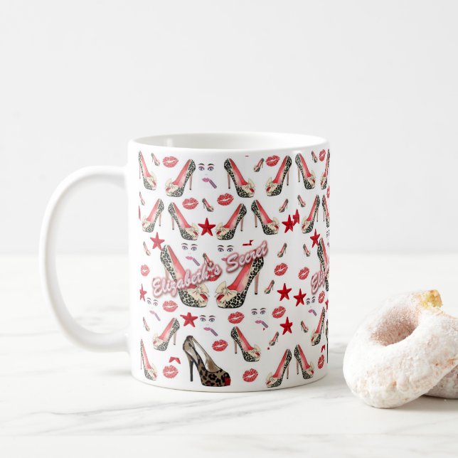 La taza secreta de Elizabeth (Con donut)