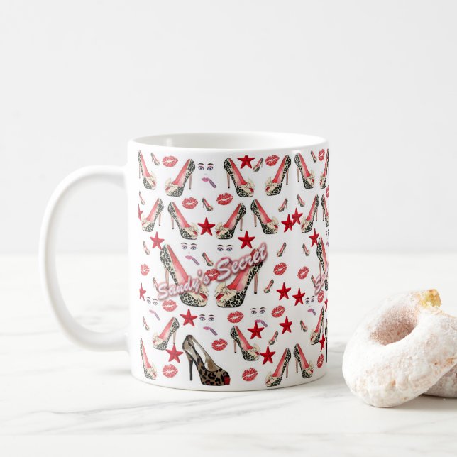 La taza secreta de Sandy (Con donut)