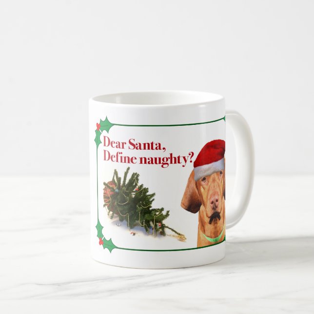 La taza traviesa de Vizsla (Anverso derecho)