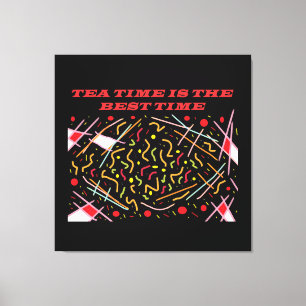 La teatime es el mejor diseño de arte del tiempo