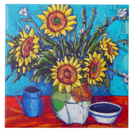 La teja de los girasoles