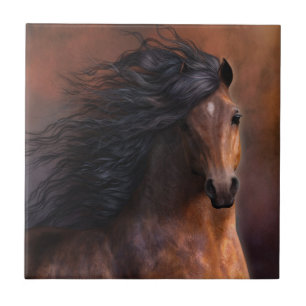 La teja del arte del caballo de Morgan