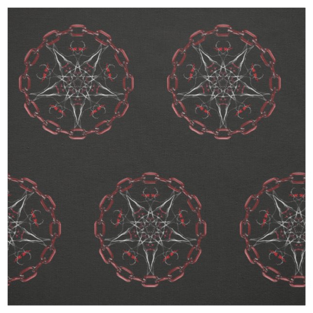 La tela de Lucifer Pentacle Pagan (Retal)