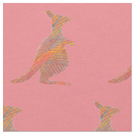 La tela del chica peinado canguro rosado del