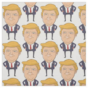 La tela es divertida con el presidente Donald Trum