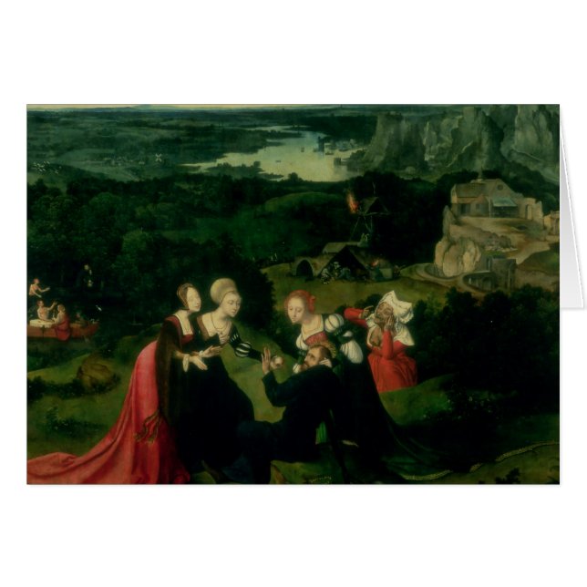 La tentación de St Anthony (Anverso (Horizontal))