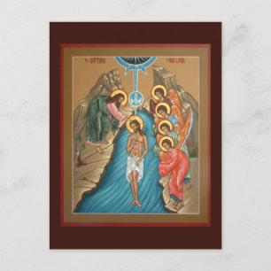 La Teofanía de la Tarjeta de Oración de Cristo