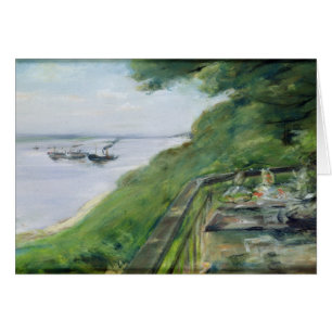 La terraza en el restaurante de Jacob en Niensted