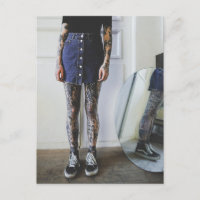 La tibia postal de fotos de Tattoo