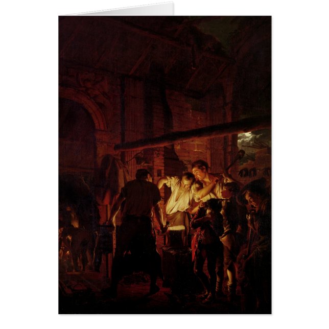 La tienda de un herrero, 1771 (Frente)