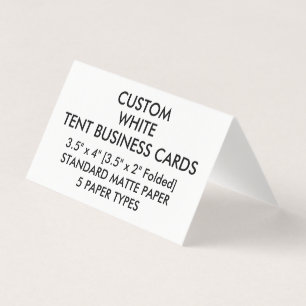La tienda MATE de encargo dobló tarjetas de visit