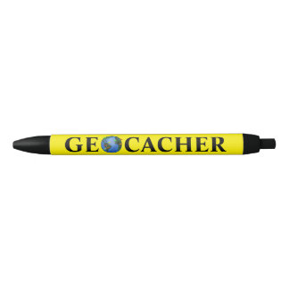 La tierra de la pluma de Geocacher con Geocaching