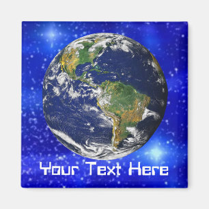 La tierra en imán del espacio