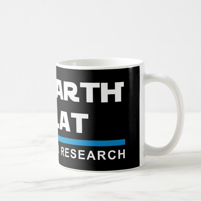 La TIERRA ES taza de café PLANA (Derecha)