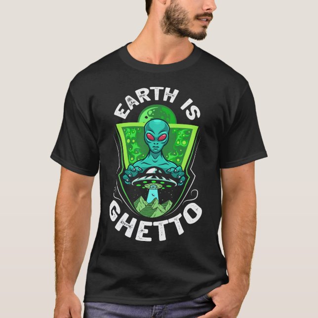 La Tierra Es Una Camisa Graciosa De Ghetto (Anverso)