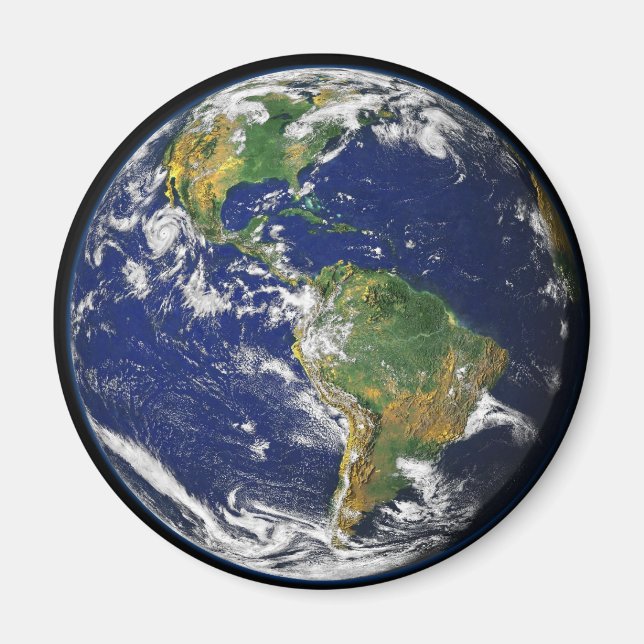 La Tierra, nuestros imanes de la Ronda Mundial (Frente)