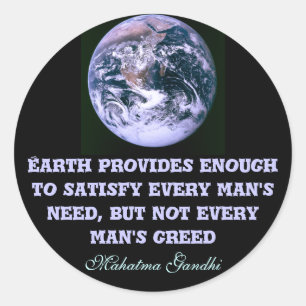 La Tierra proporciona pegatinas