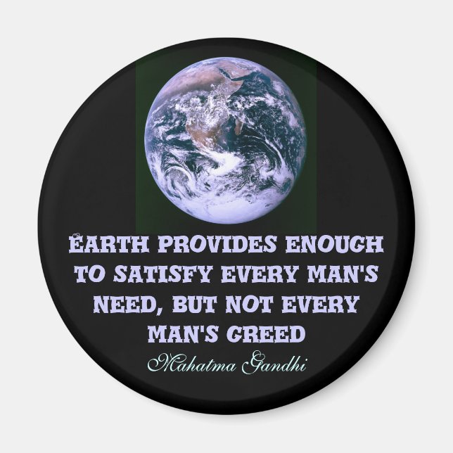 La Tierra proporciona un imán (Frente)