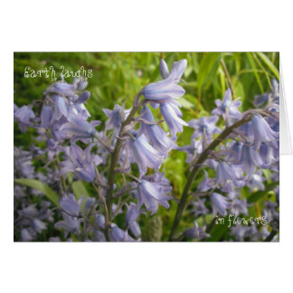 La Tierra Ríe En Flores - Tarjeta En Blanco