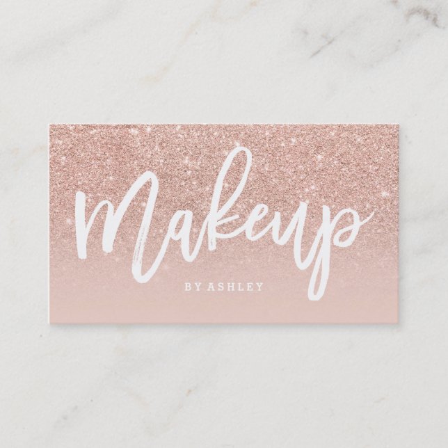 La tipografía de la cita del maquillaje se (Anverso)