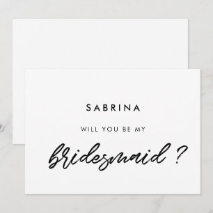 La tipografía moderna será mi tarjeta de novia