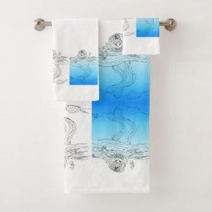 La toalla de baño de las 3 Sirenas