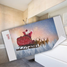 La toalla de baño de los Navidades del Personaliza