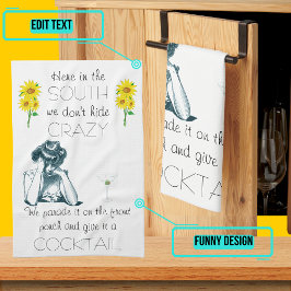 La toalla de cocina "aquí en el sur"