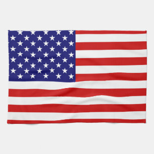 La toalla de cocina de la bandera de Estados Unido