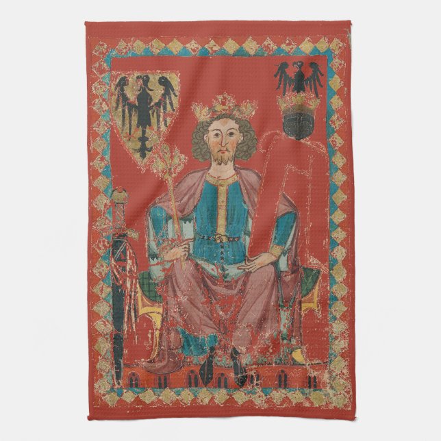 La toalla de cocina de la corona (Vertical)