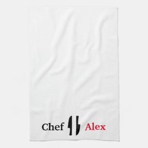 La toalla de cocina personalizada cocinero