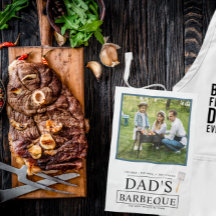 La toalla de fotos del BBQ del Día del Padre