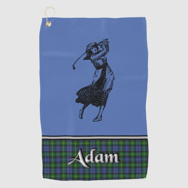 La toalla de golf de Adam Tartan (Anverso)