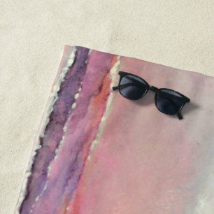 La toalla de playa de Bride Beach Pastel Sunset Be