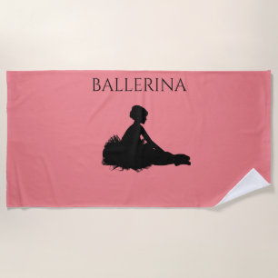 La toalla de playa del chica BALLERINA.