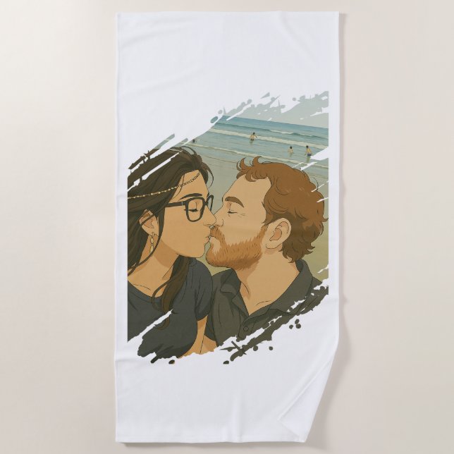 La toalla de playa del Princess love (Anverso)