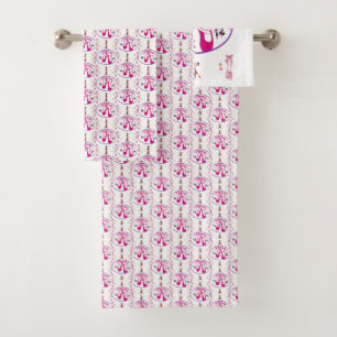 La toalla del cuarto de baño ofrece baile