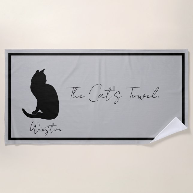 La toalla gris de los gatos (Anverso)