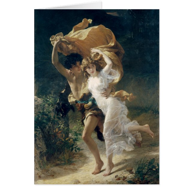 La tormenta de Pierre Auguste Cot (Frente)