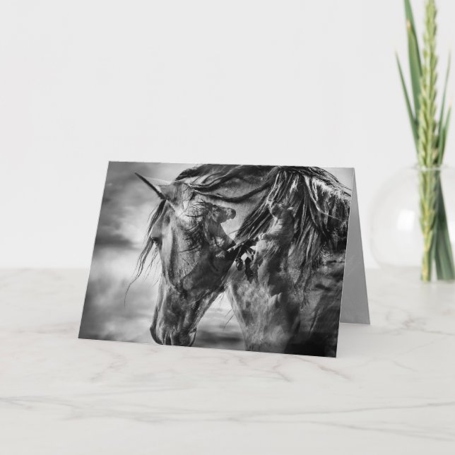 "La tormenta interior" - Tarjeta de felicitación (Anverso)