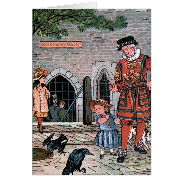 La "torre de Londres Ravens" el ilustracion del (Frente)