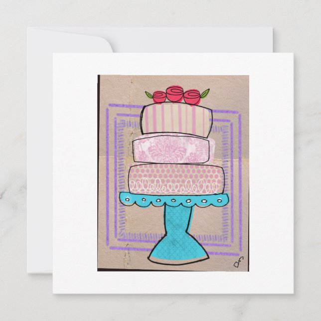 La Torre de Pastel Estampado (Anverso)