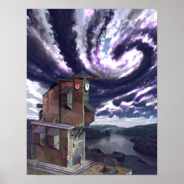 La Torre del Reloj (11" x 14") Poster de impresión
